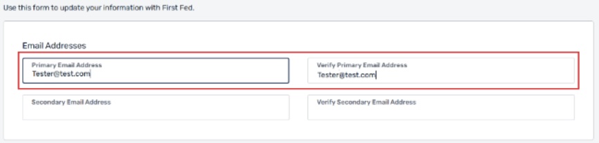Verify Email Address